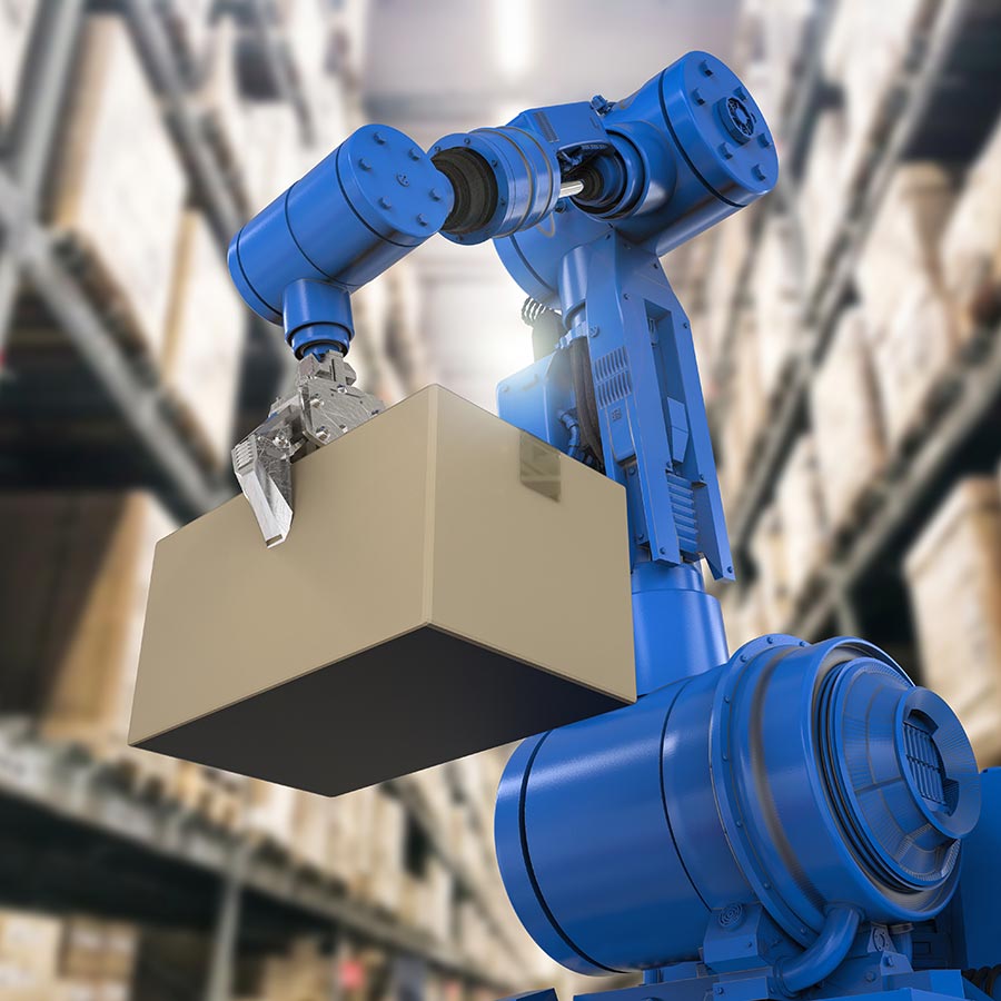 Roboter Kommissionierung von Ware - TECH-PLUS-GmbH